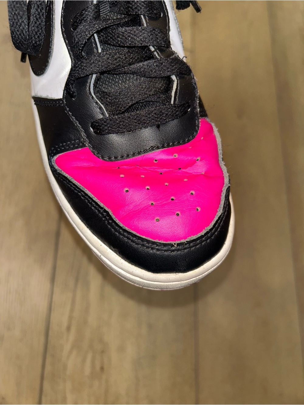 Nike Court Borough Mid 2 GS Youth Shoes Size 6.5Y Fierce Pink HV0933-100 - Picture 9 of 9